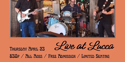 AC Myles & Band at Lucca Beer Garden