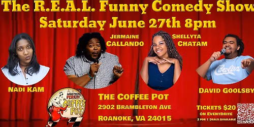 The R.E.A.L. Funny Comedy Show @ The Coffee Pot