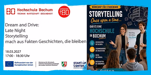 Dream and Drive: Storytelling \u2013 mach aus Fakten Geschichten, die bleiben
