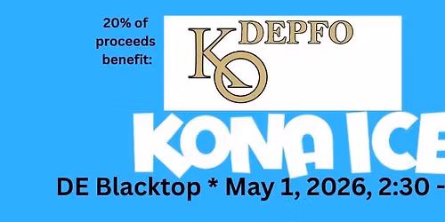 Kona Ice on DE Blacktop at Dismissal 