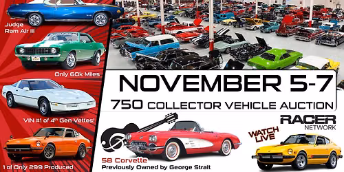 GAA Classic Cars November 5-7 Auction