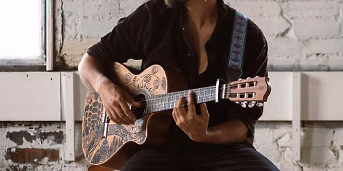 Spanish guitar by the vineyards