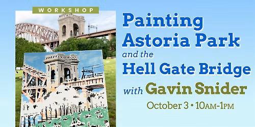Painting Astoria Park and the Hell Gate Bridge