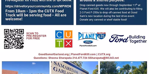Planet Ford 635 Global Ford Food Drive