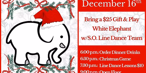 Christmas Party\/Line Dance Lessons in Mooresville!\ud83c\udf84