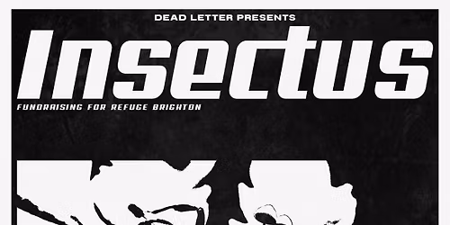 Dead Letter Presents\u2026 Insectus in support of Refuge UK