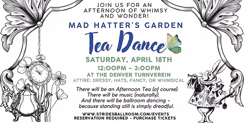 Tea Dance (Afternoon Tea & Ballroom Dance Party)