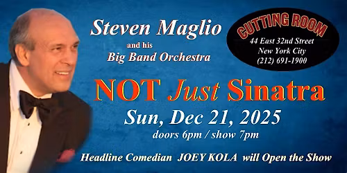 "NOT Just Sinatra" with Steven Maglio & his Big Band Orchestra