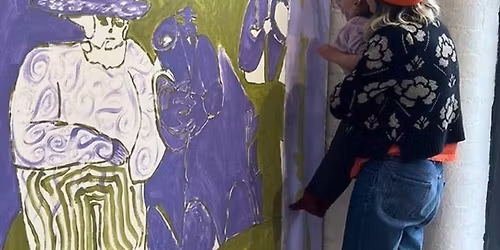 Mary Naylor- Mural Club at Mandy Apple! 