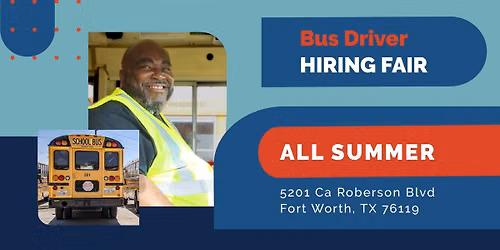 Bus Driver Hiring Fair *EVERY WEDNESDAY*