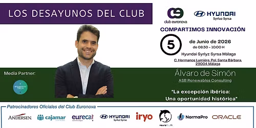 Los Desayunos del Club Euronova  de junio en Hyundai Syrluz Syrsa
