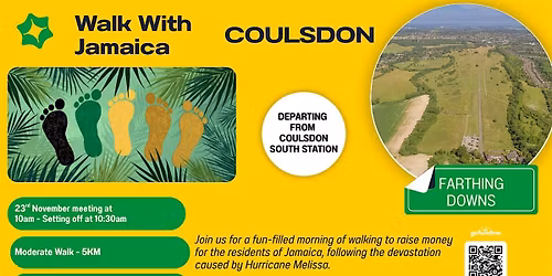 Walk With Jamaica - Coulsdon \u2014 23\/11\/25