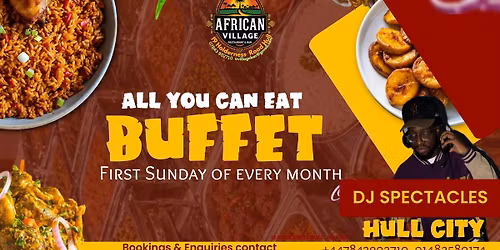 ALL YOU CAN EAT BUFFET - FIRST SUNDAY OF EVERY MONTH