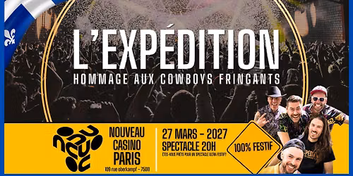 L'Exp\u00e9dition - Hommage aux Cowboys Fringants | Nouveau Casino | Paris