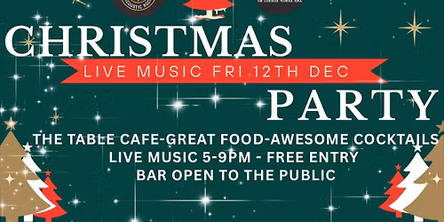 Christmas party at the Table Cafe and Wine Bar - Akouztik last show for 2025