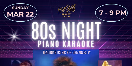 80s Night Piano Karaoke