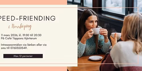 SPEED-FRIENDING i T\u00c4PPANS HJ\u00c4RTERUM