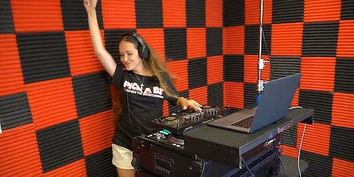 Live DJing Graduation Show
