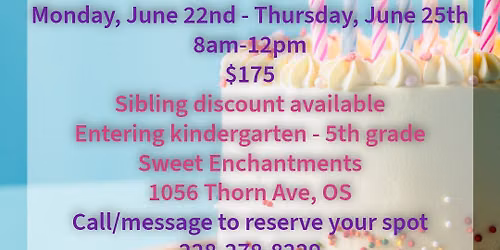 Cake Week Baking Camp