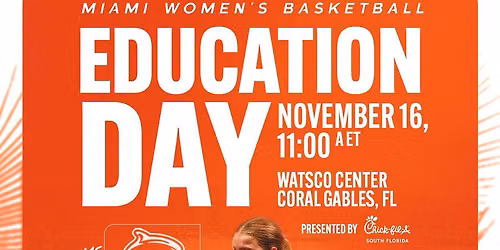 Miami Hurricanes Women's Basketball vs. Le Moyne Dolphins