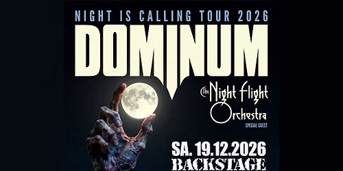 DOMINUM | NIGHT IS CALLING TOUR 2026 | BACKSTAGE M\u00dcNCHEN 2026