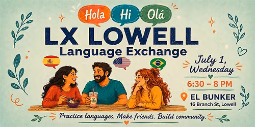 Lowell Language Exchange at El Bunker