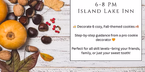 Island Lake Inn Fall Cookie Class
