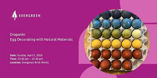 Drapanki: \u200b Egg Decorating with Natural Materials