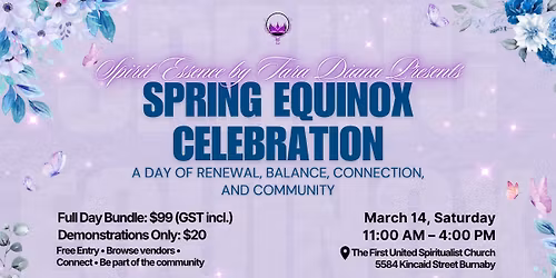Spirit Essence by Tara Diana presents Spring Equinox Celebration