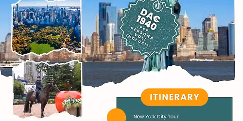 New York City Tour , Horse Riding e Carriege , Niagara Falls Tour . 