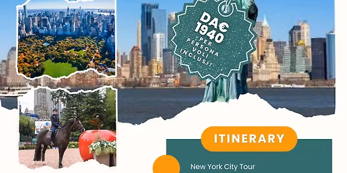 New York City Tour , Horse Riding e Carriege , Niagara Falls Tour . 