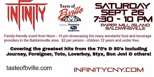 Infinity at Taste of Bville