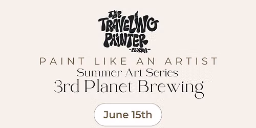 Paint and Sip Like an Artist: Lichtenstein at 3rd Planet Brewing with The Traveling Painter