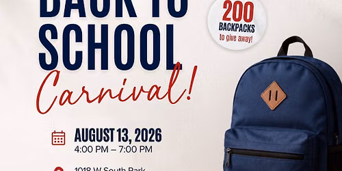 Back-to-School Carnival & Backpack Giveaway \u2013 Oshkosh, WI