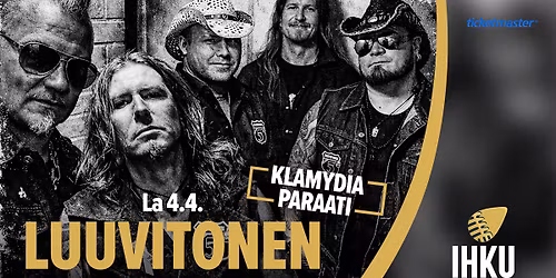 Luuvitonen: Klamydia Paraati @ Ihku Turku La 4.4.