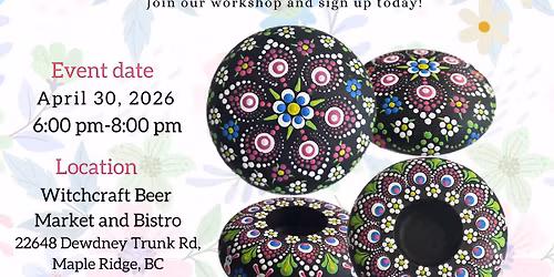 Maple Ridge-Hoppy Dots & Spring Bloom Dot-Painting Workshop
