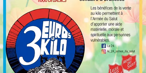 VENTE AU KiLO de l\u2019Arm\u00e9e du Salut \ud83d\udc90\u00c9dition \u00e9t\u00e9 \ud83d\udc90        3\u20ac LE KiLO