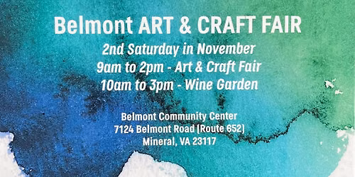 31st Annual Belmont Art & Craft Fair