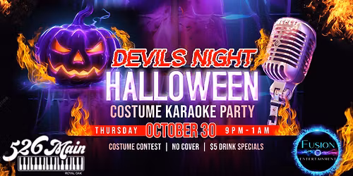Devil's Night Karaoke Costume Bash
