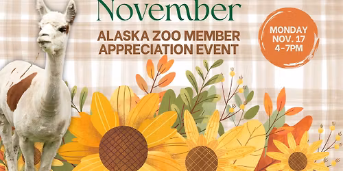 November Zoo Member Appreciation Event
