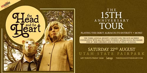 The Head and the Heart at The Utah State Fairpark