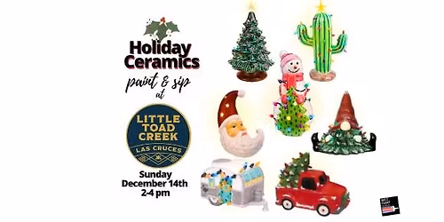 Paint and Sip at Little Toad Creek Las Cruces December 14th