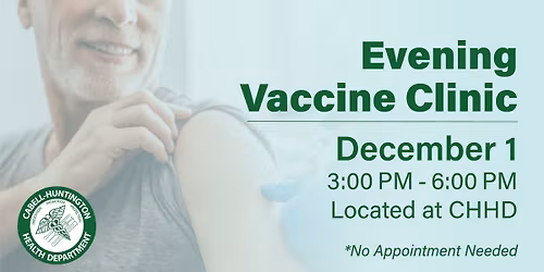 December Evening Vaccine Clinic