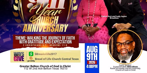 9th Year Church Anniversary 