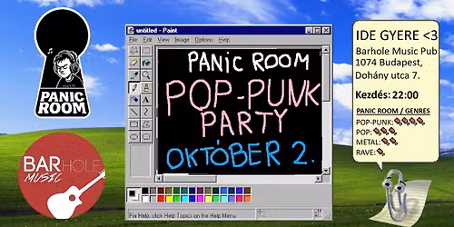 \ud83d\udd25 10.02 \ud83d\udd25 PANIC ROOM \ud83d\udd25 presents: MISERY BUSINESS POP-PUNK PARTY | Barhole Music