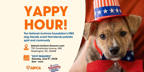 Yappy Hour with the National Archives Foundation!