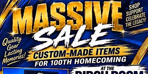 GHOE 100 Centennial Pop-Up Shop: Official Champion & Custom Apparel Hub