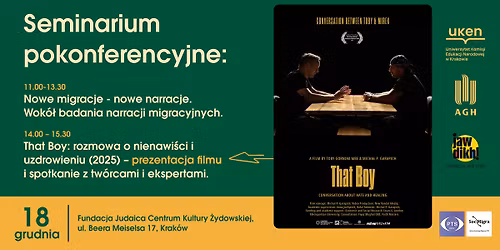 Seminarium pokonferencyjne "Nowe migracje, nowe naracje. Wok\u00f3\u0142 badania narracji migracyjnych"