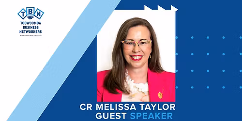 April guest speaker Cr Melissa Taylor