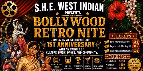 Bollywood Retro Nite -  80s & 90s